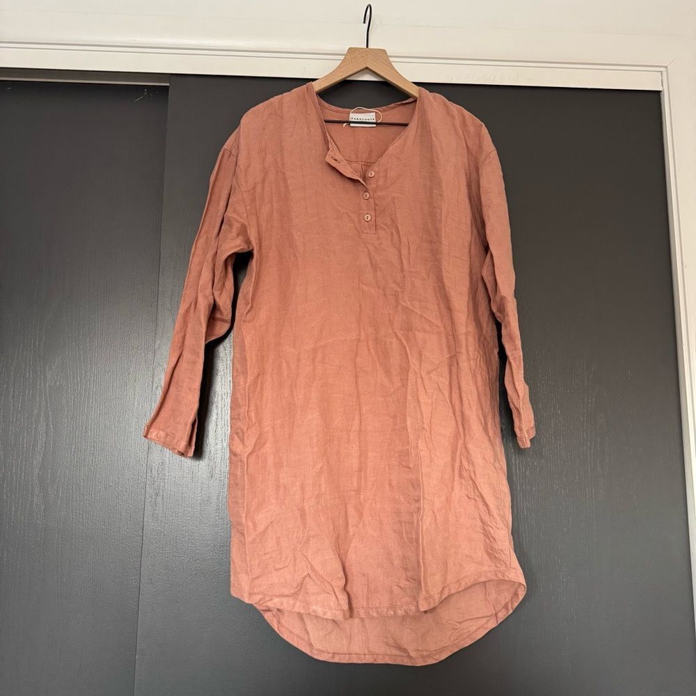 Parachute House Dress 100% Linen sz M